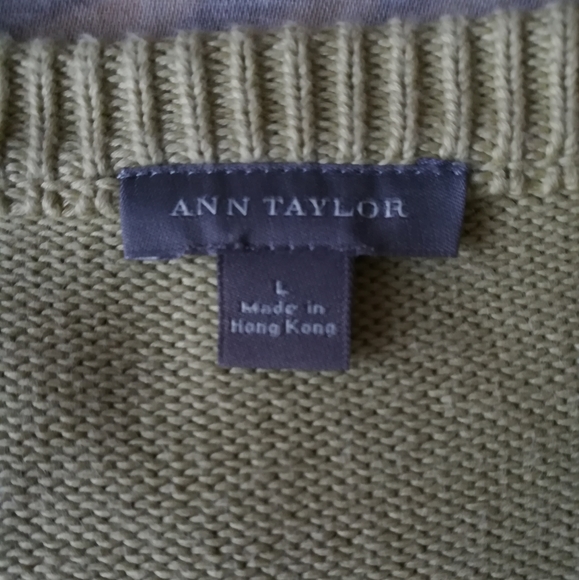 Ann Taylor light green cardigan size L - Picture 5 of 9